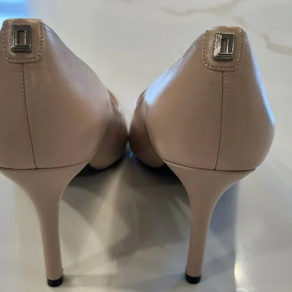 KARL LAGERFELD PARIS The Royale Leather Pumps - Picture 4 of 5